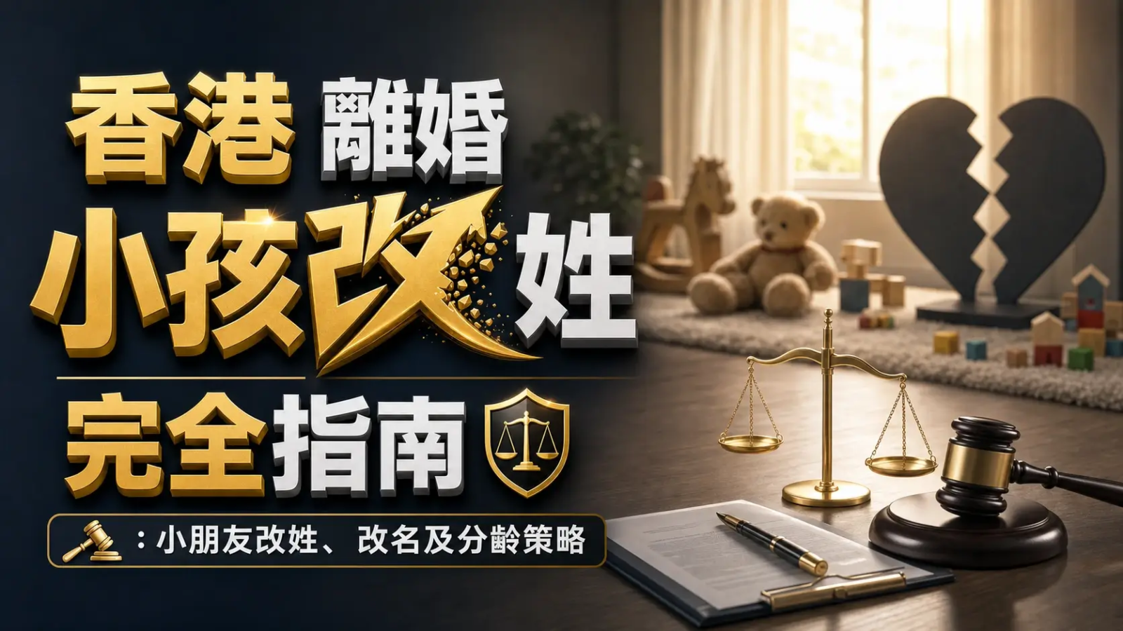 離婚小孩改姓